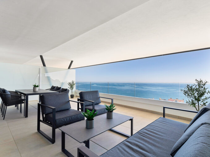 Covered terrace Stunning Duplex Penthouse for Sale in Fuengirola, Marbella