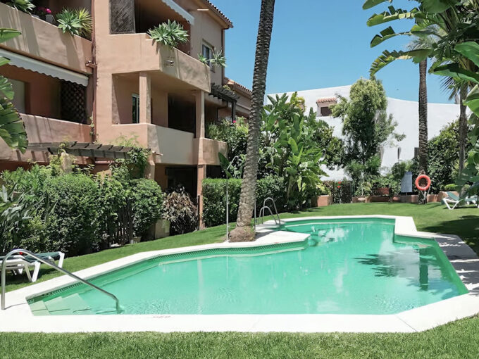 Pool Ground Floor Apartment for Sale on Marbella Golden Mile