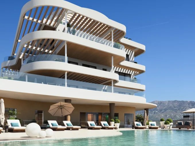 Pool New Apartment for Sale in Mijas. Property for sale in Marbella.