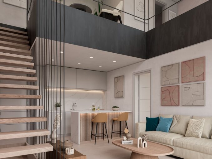 Salon New Apartment and Townhouse for Sale in Marbell, Nueva Andalucia