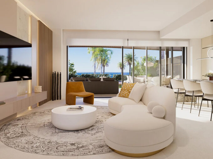 Living room New Modern Apartment for Sale in Fuengirola, Costa del Sol