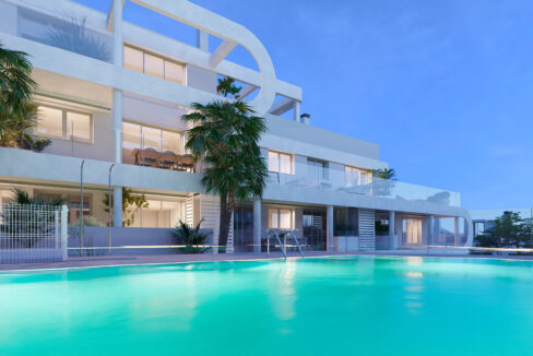 Pool New Townhouse for Sale in Estepona. Property for sale in Marbella.