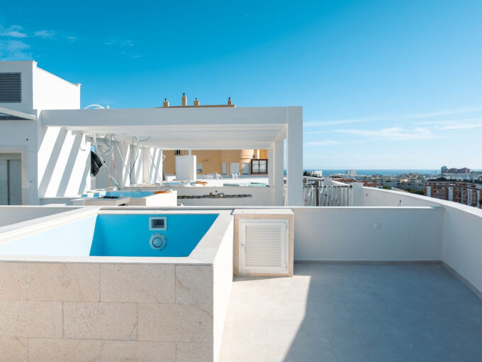 Pool Brand New Apartment for Sale in Central Estepona, Costa del Sol