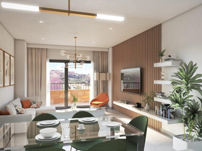 Living room New Apartment for Sale Near the Beach in Fuengirola, Los Pacos