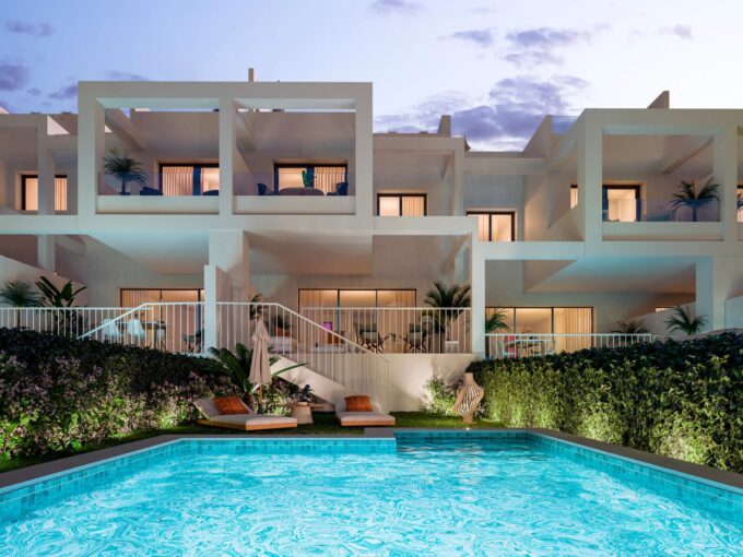Pool New Built Townhouse for Sale in Manilva, Costa del Sol