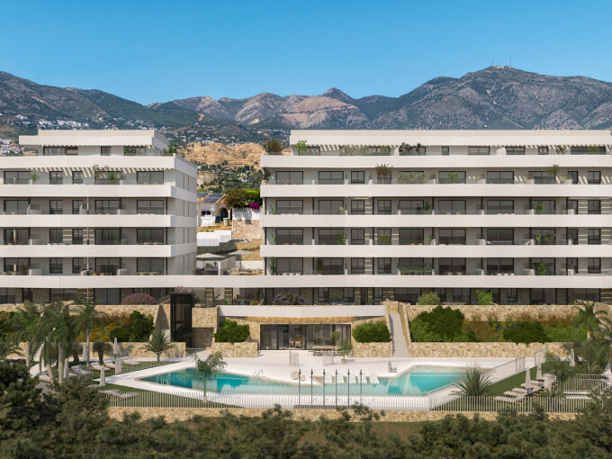 Exterior New Built Apartment for Sale in Mijas, Costa del Sol, Spain