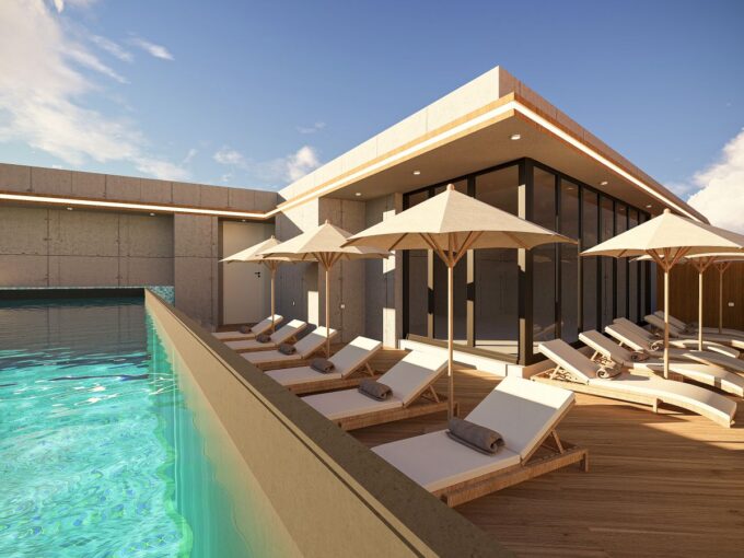 Pool New Boutique Apartment for Sale in Lagunas de Mijas, Spain