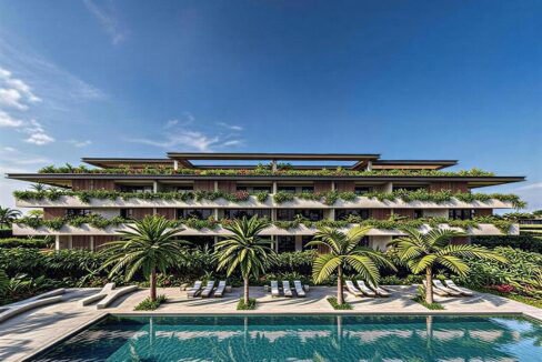 Pool New Frontline Golf Apartment for Sale in Mijas, Costa del Sol