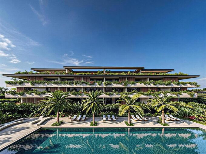 Pool New Frontline Golf Apartment for Sale in Mijas, Costa del Sol
