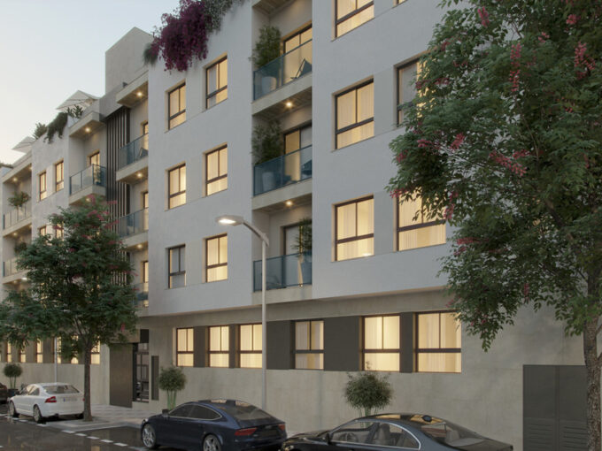 Street New Apartment for Sale in Malaga Centre, Costa del Sol, Spain