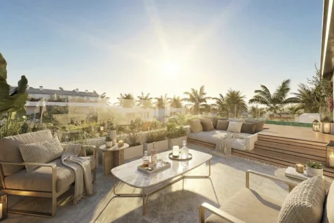 Terrace New Apartment for Sale in San Pedro de Alcántara, Marbella