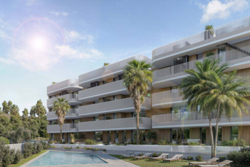 Exterior New Apartment for Sale in the Heart of Estepona, Marbella