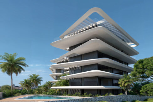Exterior New Modern Apartment for Sale in Estepona, Marbella