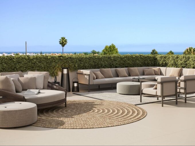 Outdoor space New Apartment for Sale in San Pedro de Alcantara, Marbella