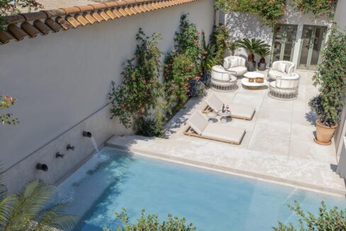 Patio New Luxury Apartment for Sale in Estepona, Costa del Sol