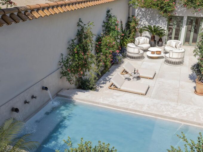 Patio New Luxury Apartment for Sale in Estepona, Costa del Sol
