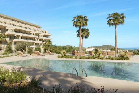 Pool New Apartment for Sale in Mijas Costa, Costa del Sol