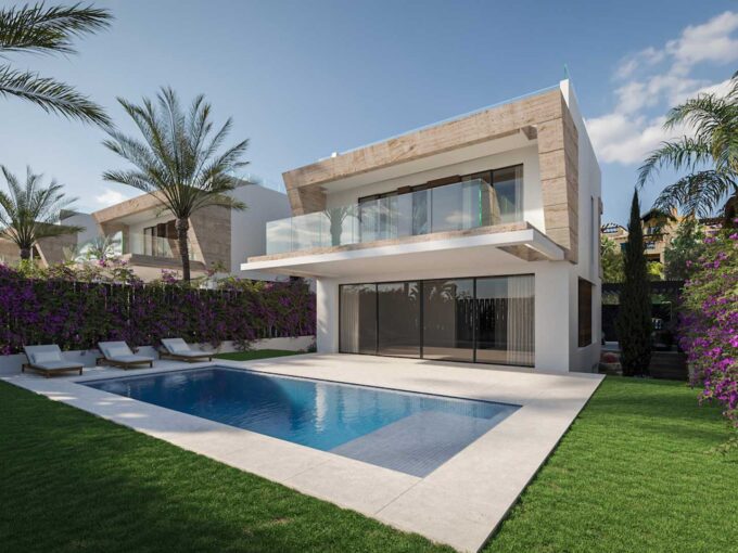 Pool Luxury villas for sale in El Campanario, Estepona, Spain