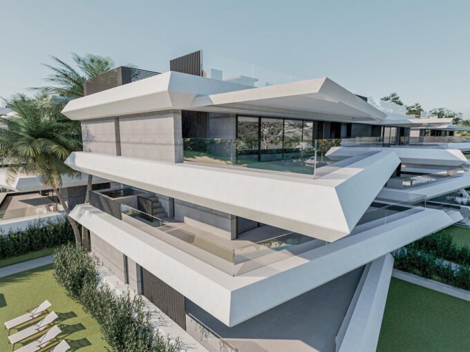 Exterior New Apartment for Sale on The New Golden Mile, Estepona, Costa del Sol