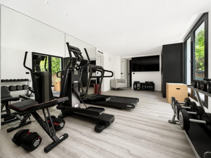 Home gym from Designer Villa for sale in Nueva Andalucía, Marbella, Spain