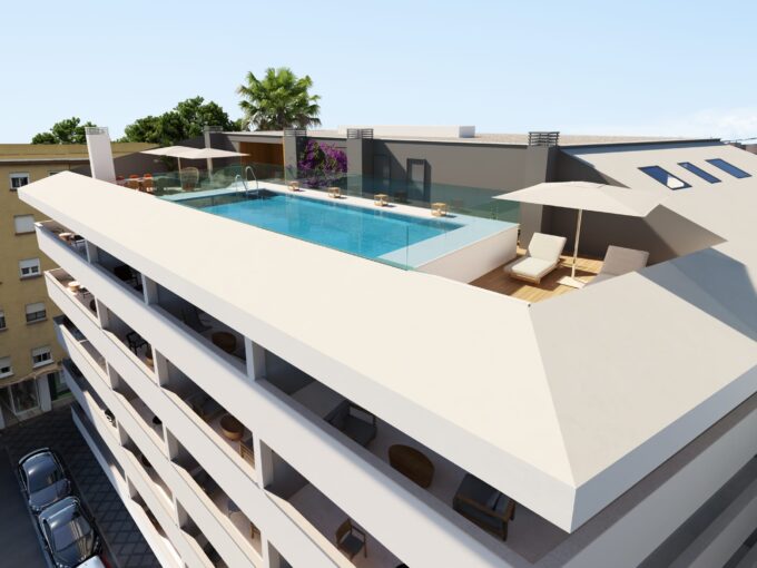 Pool New Built Apartment for Sale in Fuengirola, Costa del Sol, Spain