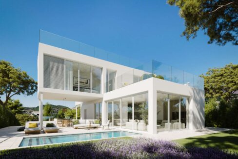 Exterior from New Modern Villas for Sale in Valle Romano, Estepona,   Spain