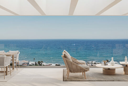 Sea view from New Luxury Apartment for Sale in Mijas with Stunning Views