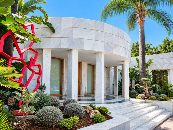 Entrance exterior of Luxury Office for Sale in Nueva Andalucía, Marbella